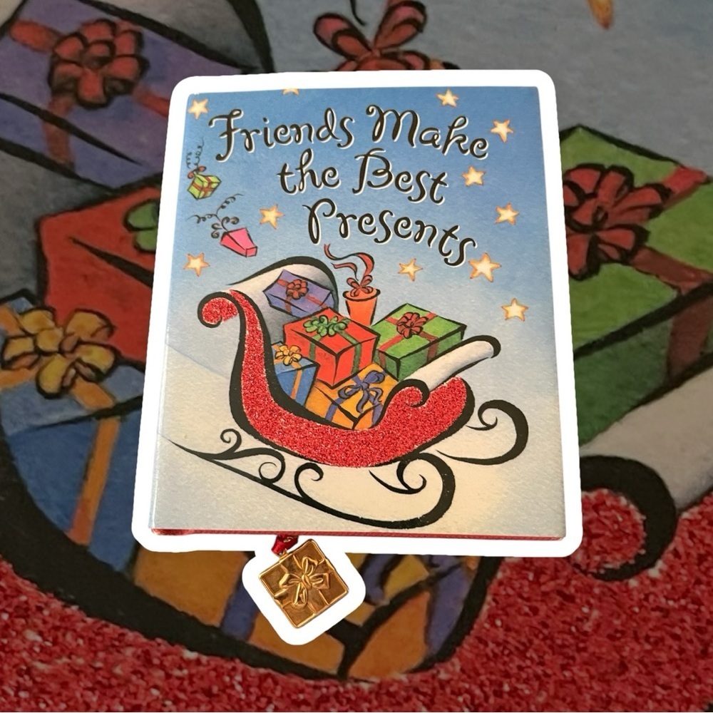 Mini Christmas Book “Friends Make The Best Presents”. NWT